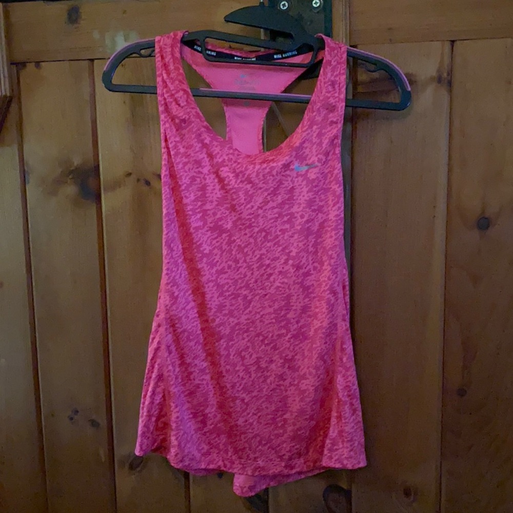 Pink Nike Dri Fit tank top